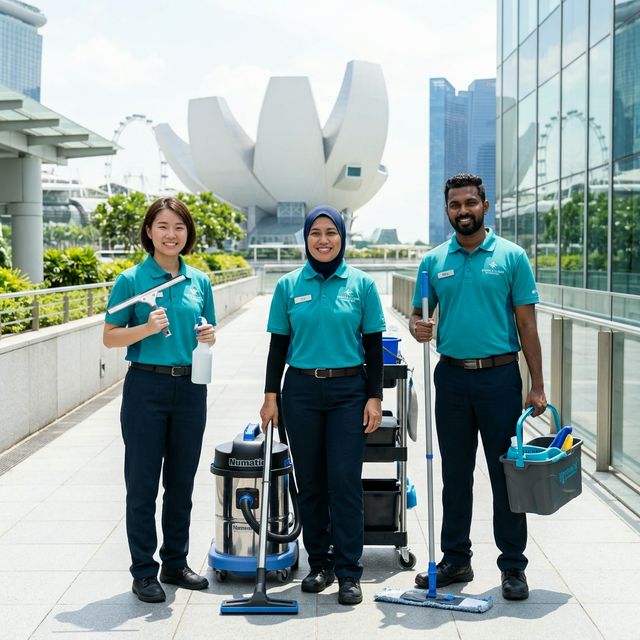 Sparkle cleaning team in Singapore
